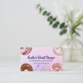 ドーナツ水の色 名刺 (スタンド正面)