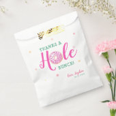 ドーナツ水感謝してい色穴バンチありがとう フェイバーバッグ (封をした状態)