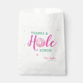 ドーナツ水感謝してい色穴バンチありがとう フェイバーバッグ (正面)