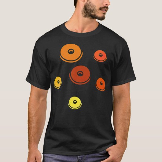 ドーナツ焼いた品 Tシャツ (正面)
