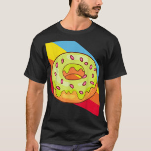 ドーナツ焼きベーカリーベーカー菓子食べ物おいしい甘い Tシャツ