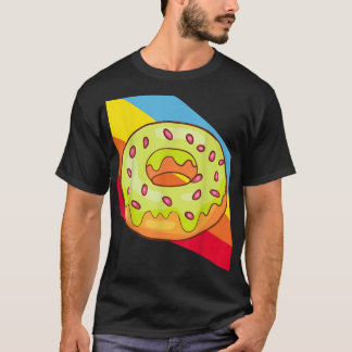 ドーナツ焼きベーカリーベーカー菓子食べ物おいしい甘い Tシャツ