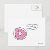 ドーナツ状はがき ポストカード (正面/裏面)