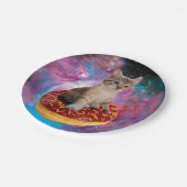 ドーナツ猫 – ドーナツ好き ペーパープレート (アングル)