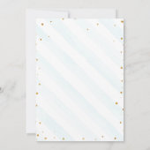 ドーナツ甘いワンボーイパーティー 招待状 (裏面)