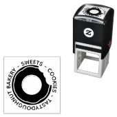 ドーナツ甘い美味しいデザートベーカリーCookie セルフインキングスタンプ (インサイチュ)