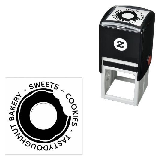 ドーナツ甘い美味しいデザートベーカリーCookie セルフインキングスタンプ (インサイチュ)