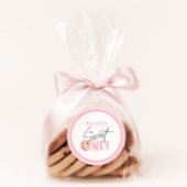 ドーナツ甘い1日の誕生日パーティーのお願い ラウンドシール