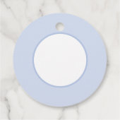 ドーナツ甘い1歳の誕生日パーティーのお願いクラシック フェイバータグ (裏面)