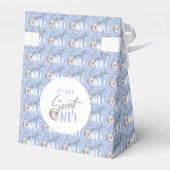 ドーナツ甘い1歳の誕生日パーティーの衣装 フェイバーボックス (裏面サイド)