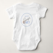 ドーナツ甘い1歳の誕生日パーティーの衣装 ベビーボディスーツ (裏面)