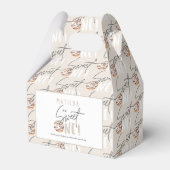 ドーナツ甘い1歳の誕生日パーティー フェイバーボックス (裏面サイド)