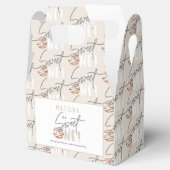 ドーナツ甘い1歳の誕生日パーティー フェイバーボックス (オープン)