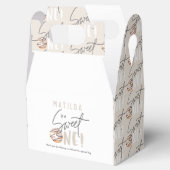 ドーナツ甘い1歳の誕生日パーティー フェイバーボックス (オープン)