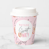 ドーナツ甘い1歳の誕生日パーティー 紙コップ (正面)