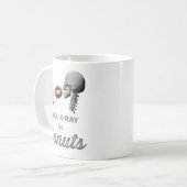 ドーナツ用X線 コーヒーマグカップ (正面左)