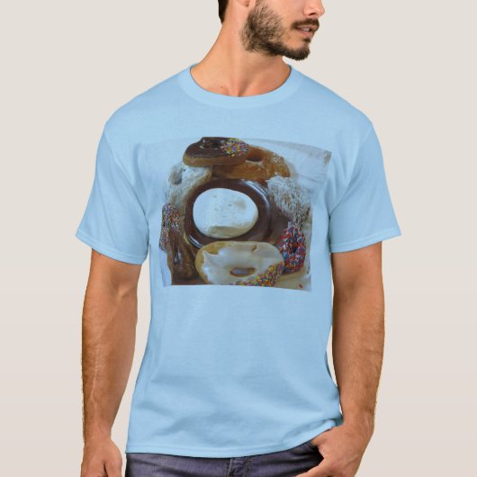 ドーナツ男3のワイシャツ Tシャツ (正面)
