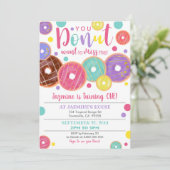 ドーナツ第1誕生日の招待状、ドーナツ失敗それ 招待状 (スタンド正面)