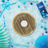 ドーナツ紙プレートブラウンチョコレートドーナツパーティー ペーパープレート (パーティー)