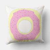 ドーナツ絵画の芸術 クッション (裏面)