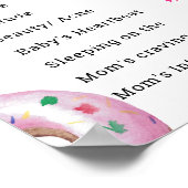 ドーナツ老妻物語ジェンダー暴露ボード ポスター (角)