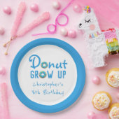 ドーナツ育て誕生日 ペーパープレート (パーティー)