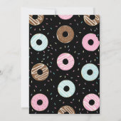 ドーナツ育て1歳の誕生日ガールドーナツパーティー 招待状 (裏面)