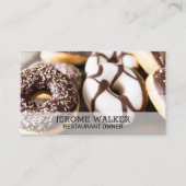 ドーナツ背景 名刺 (正面)