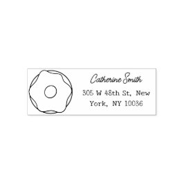 ドーナツ自己インキング用ゴム印 セルフインキングスタンプ