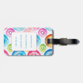 ドーナツ荷物タグ ラゲッジタグ (裏面横)