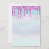 ドーナツ誕生パーティー2スイート 招待状 (裏面)