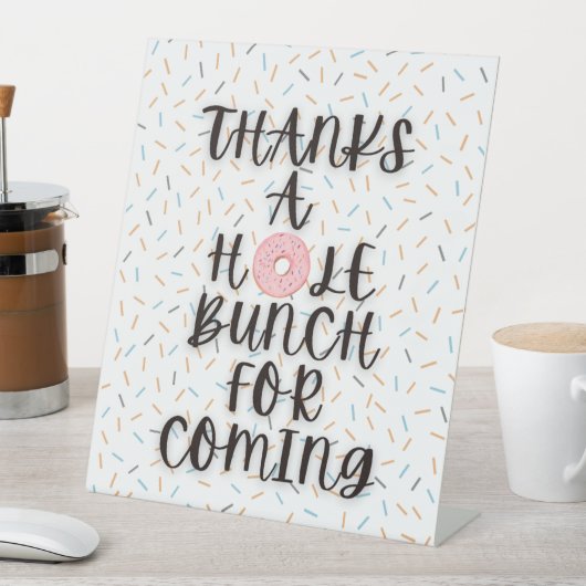 ドーナツ誕生日テーブル台座標識 台座サイン (インサイチュ)