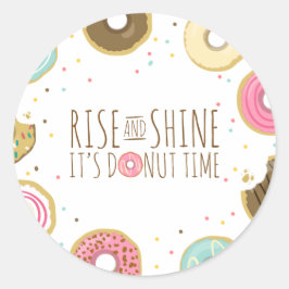 ドーナツ誕生日パーティートッパー封筒用シールドーナツ ラウンドシール