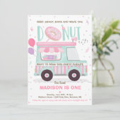 ドーナツ誕生日パーティードライブバイ誕生日パレード 招待状 (スタンド正面)