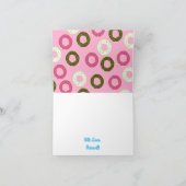 ドーナツ誕生日パーティー カード (内部)