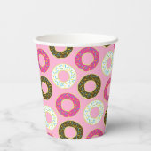 ドーナツ誕生日パーティー 紙コップ (裏面)