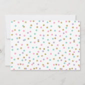 ドーナツ誕生日招待状ドーナツ成長パーティー 招待状 (裏面)