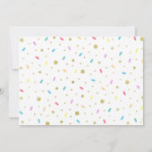 ドーナツ誕生日招待状フォーエバースウィート招待状 招待状 (裏面)