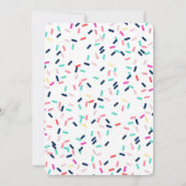 ドーナツ誕生日招待状-恋しく思ドーツこのパーティー! 招待状 (裏面)