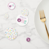 ドーナツ誕生日 パーソナライズされた コンフェッティ (グループ)