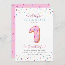 ドーナツ誕生祝い | 一 招待状