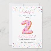 ドーナツ誕生祝い | 二 招待状 (正面)