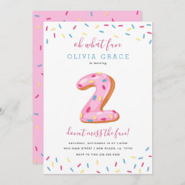 ドーナツ誕生祝い | 二 招待状