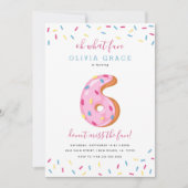 ドーナツ誕生祝い | 六 招待状 (正面)