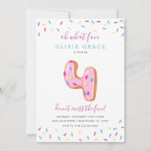 ドーナツ誕生祝い | 四 招待状 (正面)