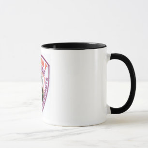 ドーナツ警察は15ozコーヒー・マグを修繕します マグカップ