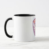 ドーナツ警察は15ozコーヒー・マグを修繕します マグカップ (左)
