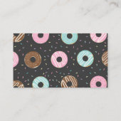 ドーナツ赤ちゃんシャワードーナツガールおむつラッフル エンクロージャーカード (裏面)