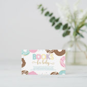 ドーナツ赤ちゃんシャワードーナツ少女が本を持ってくる エンクロージャーカード (スタンド正面)