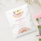 ドーナツ赤ちゃんシャワーピンクガーリーかわいい歓迎 フェイバーバッグ (封をした状態)